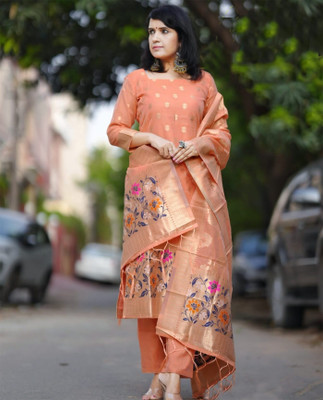 RANGTARA Floral Print Kurta, Trouser/Pant & Dupatta Set