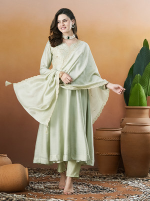 MOKOSH Women Kurta Pant Dupatta Set