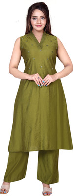 farida Women Ethnic Top Pant Set