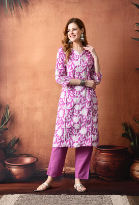 DY FAB ONLINE FASHION Women Kurti Pant Set