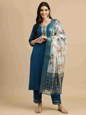 Gilori Women Kurti Salwar Dupatta Set