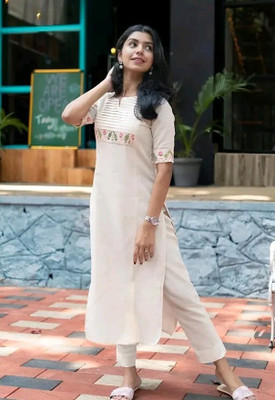 Shenz Women Kurti Pant Set