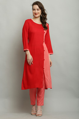 Shopbering Women Kurta Pant Set