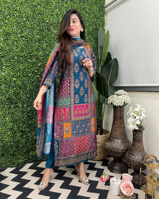 Aaghnya Fashion Women Kurta Pant Dupatta Set