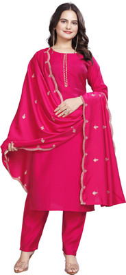 StyloHub Women Kurti Pant Dupatta Set