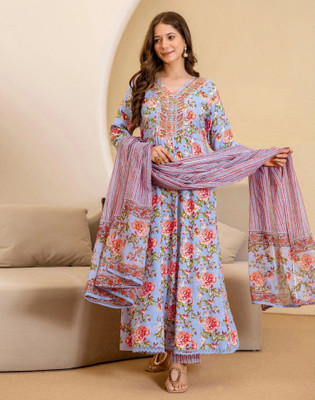 Skylee Women Kurta Pant Dupatta Set