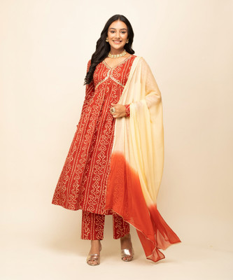 FIORRA Women Kurta Pant Dupatta Set
