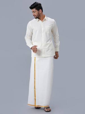 Ramraj Cotton Men Shirt Dhoti Set