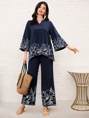 Citytalk Women Ethnic Top Palazzo Set