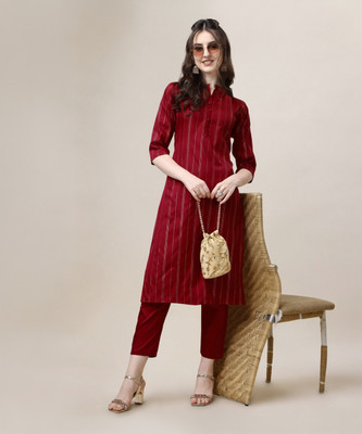 ZIVETI FASHION Women Kurta Pant Set