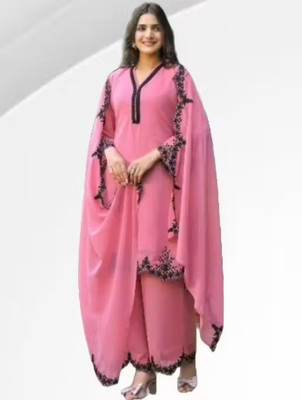 RACK FASHION Women Kurti Palazzo Attached Dupatta Set