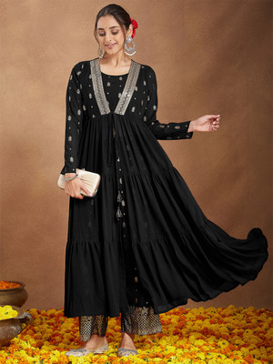 Janasya Women Kurti Palazzo Set