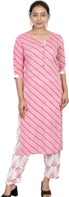 INDICRAFT Women Kurta Palazzo Set