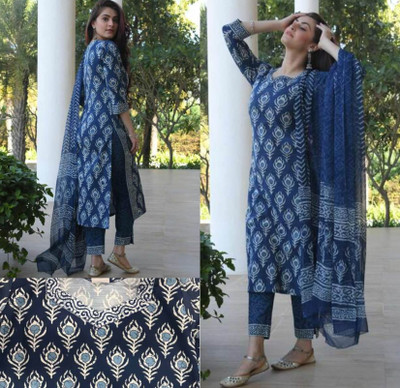 HOLY STAR WORLD Women Kurti Pant Dupatta Set