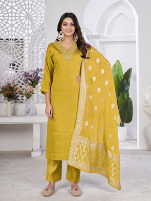 SHREE YAMUNA CREATION Women Kurti Pant Dupatta Set