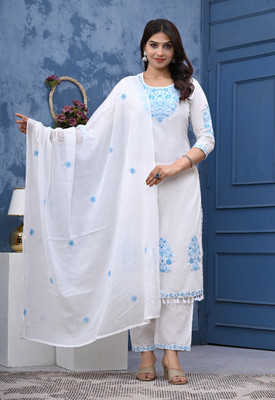 RADHA RANI CREATIONS Women Kurti Pant Dupatta Set