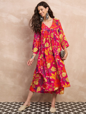 InWeave Women Kurti Palazzo Set