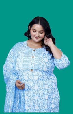 Jyoti Women Kurta Pant Attached Dupatta Set