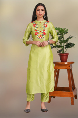 v tradition Women Kurta Palazzo Set