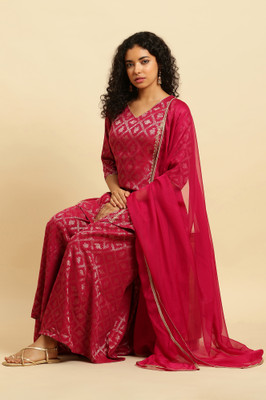 W Women Kurta Pant Dupatta Set
