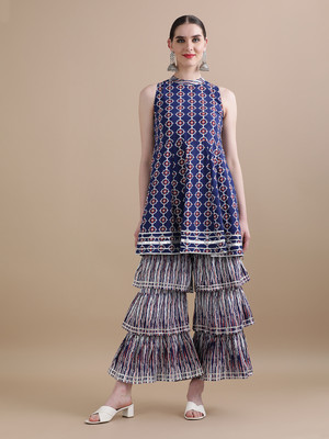 Jaipur Kurti Women Kurta Sharara Set