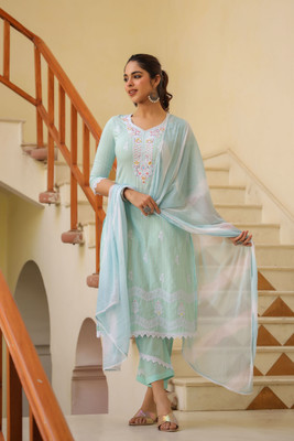 aaraas Women Kurta Pant Dupatta Set