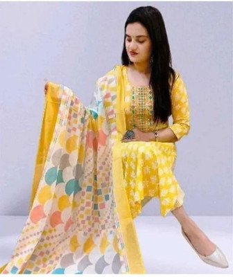 VADUKA Women Kurta Pant Dupatta Set