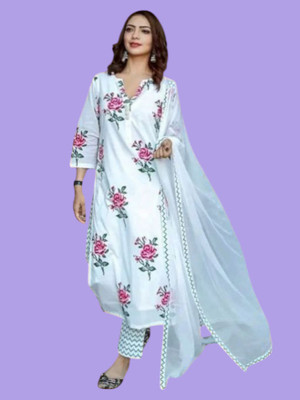 Texpa Fashion Women Ethnic Top Pyjama Set