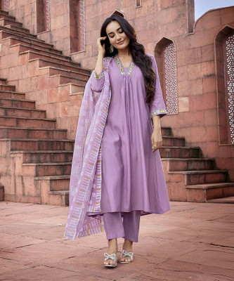 YAGNIK FASHION Women Kurti Palazzo Dupatta Set