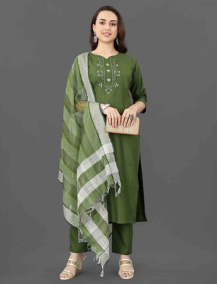 RADHE ENTERPRISE Women Kurti Pant Dupatta Set
