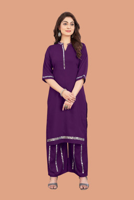 Hangerdesginera Women Kurta Palazzo Set