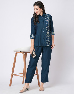 Skylee Women Ethnic Top Pant Set