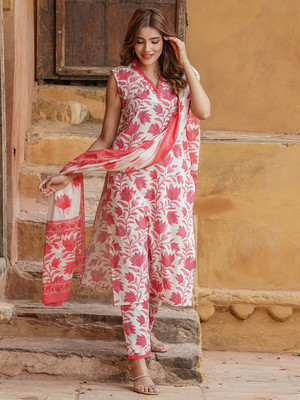 PARTHVI Women Kurta Pant Dupatta Set