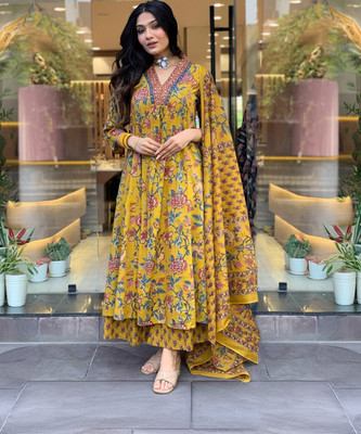 YAGNIK FASHION Women Kurta Palazzo Dupatta Set