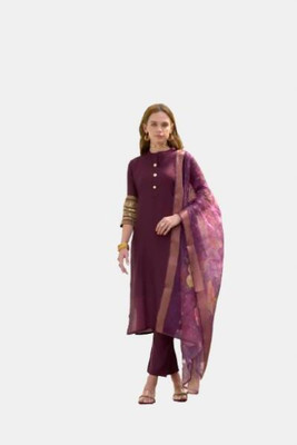 Gentleman choice Women Kurta Pant Dupatta Set
