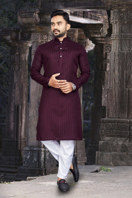 CELLUX Men Kurta Pyjama Set