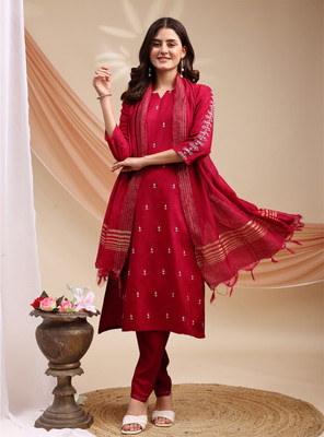 ARADHNA Women Kurti Pant Dupatta Set