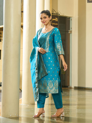 SHAILESH FAB Women Kurti Pant Dupatta Set