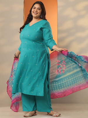 EXTRA LOVE BY LIBAS Women Kurta Pant Dupatta Set