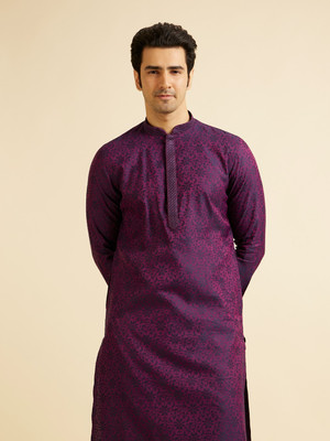 MANYAVAR Men Kurta Pyjama Set