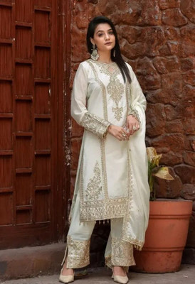 TILKI Women Kurti Pant Dupatta Set