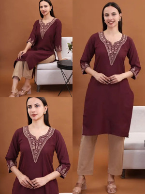 KAMADO COLLECTION HUB Women Kurti Pant Set