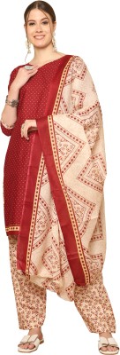 VihaanExim Women Kurta Patiala Dupatta Set