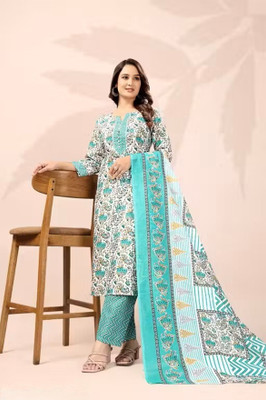 Vidusha Women Kurti Pant Dupatta Set