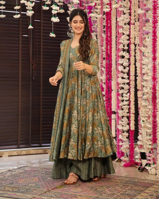 Aditi Embroidered Kurta, Patiala & Dupatta Set