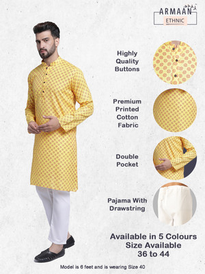 ARMAAN ETHNIC Men Kurta Pyjama Set