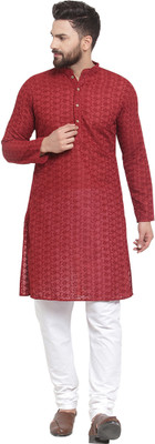 JS COLLECTION Men Kurta Churidar Set