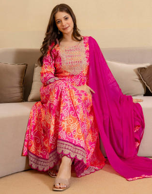 Skylee Women Kurta Pant Dupatta Set