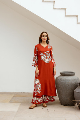 Nehamta Women Kurta Palazzo Set