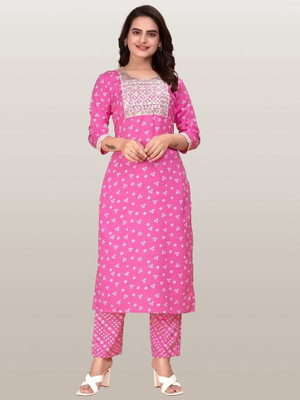 HouseOfCommon Women Ethnic Top Pant Set